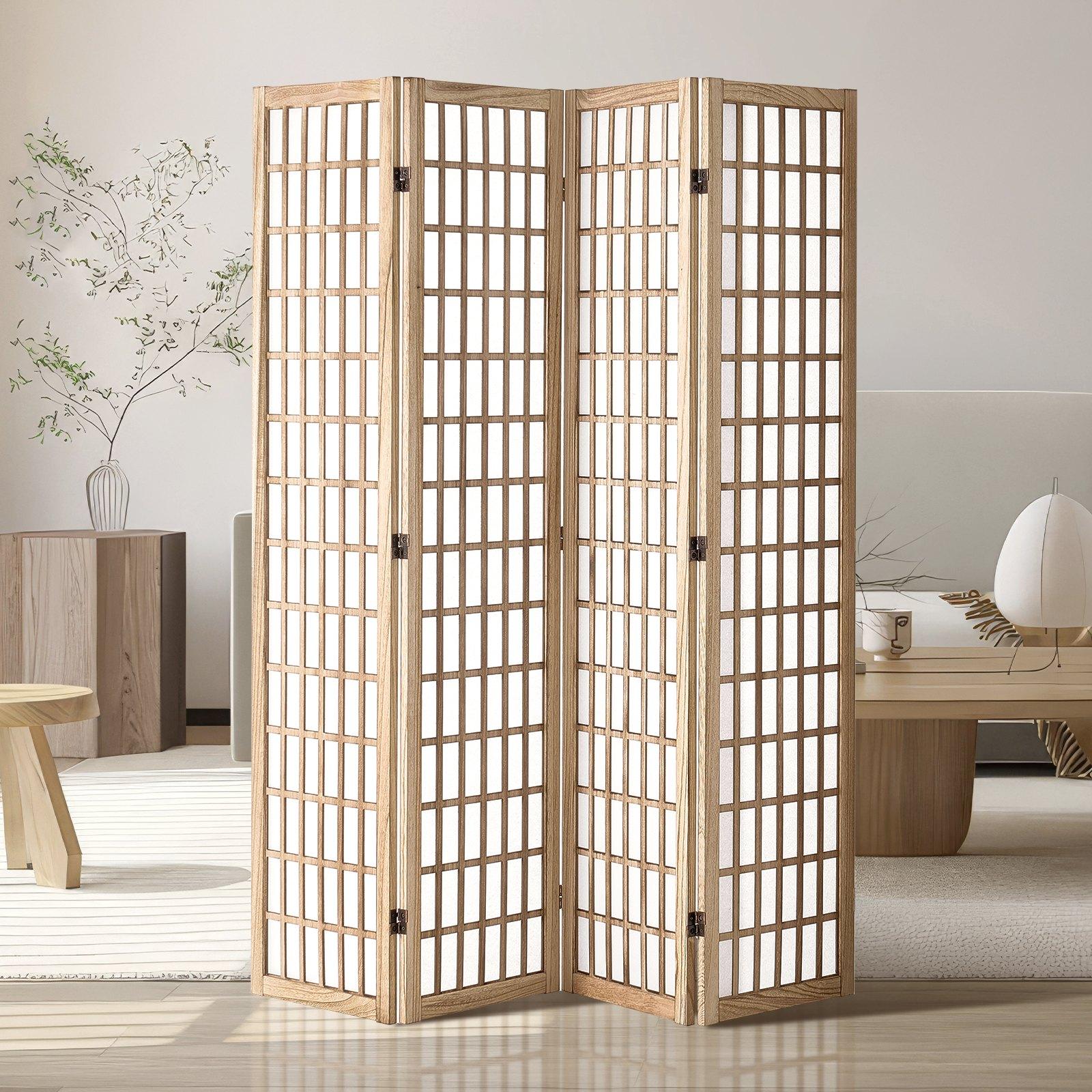 VEVOR Room Divider, 4 Panel Japanese