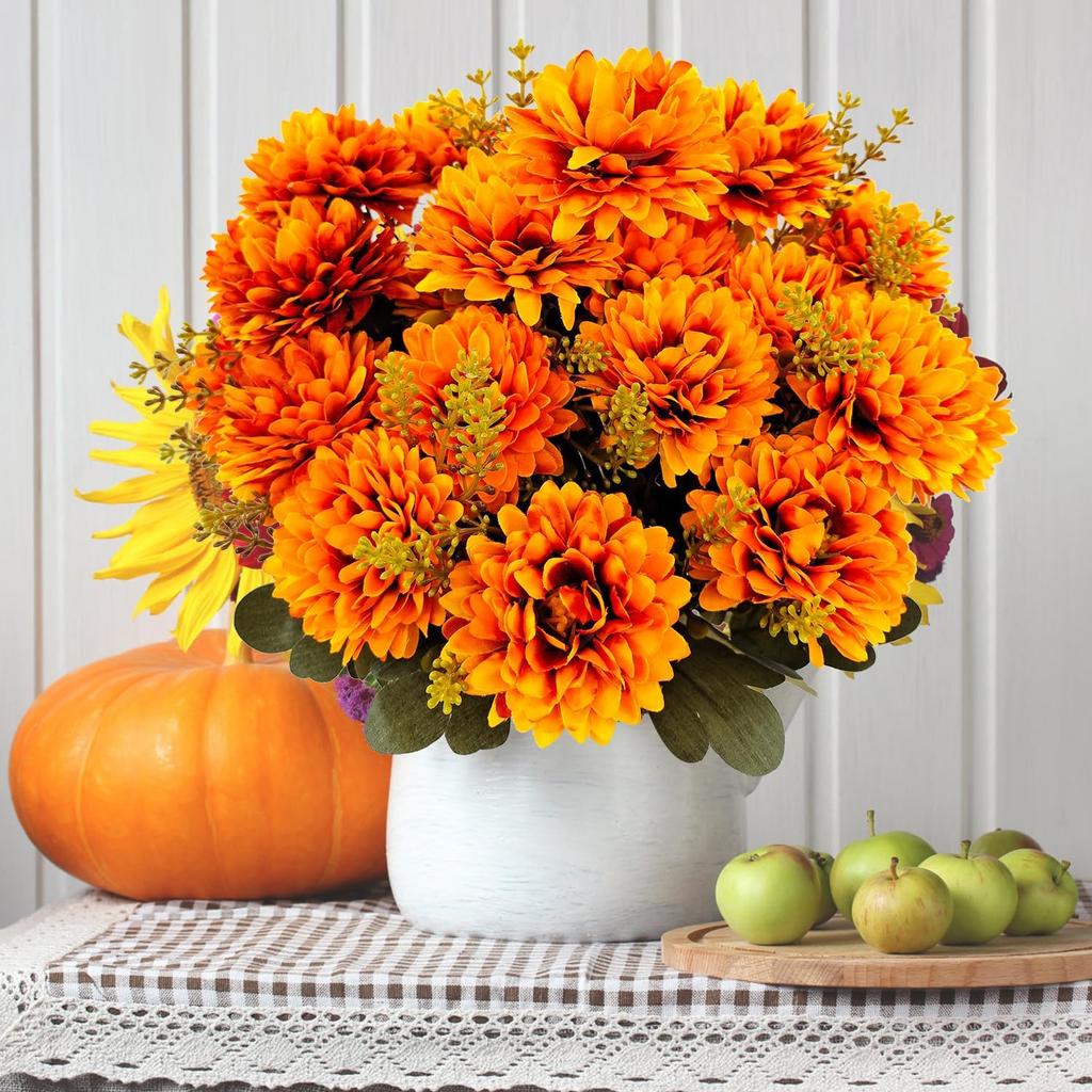 Artificial Flowers, Artificial Plants, Party Decorations, Home Décor Flowers, Table Decorations, Suitable For Decor, Thanksgiving Decora