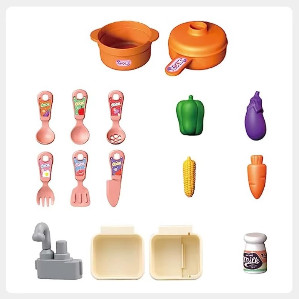 Simulated Kitchen Counter Play Set Mini Pretend Play Role Toys  Boys Girls