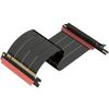 LINKUP AVA5 PCIE Riser Cable Supports GPUs X16 Speed Compatible with Fractal Design Era 2 Terra PCIe Single Reverse Left 24cm Length - 5.0