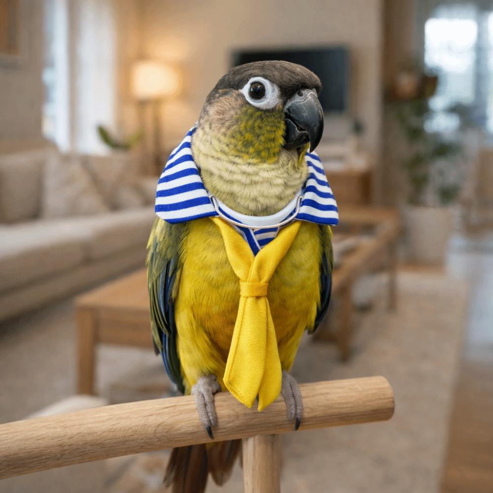 Lightweight Parrot Necktie Adjustable Pet Bird Tie Little Bird Costume  Pet Decoration