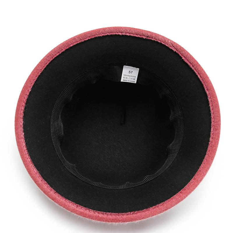 Neuer Herbst- und Winter Damen Blumentopfhut Outdoor Oma Hut Warm Einkaufen Sonnenhut Lässig und Modisch Wollhut