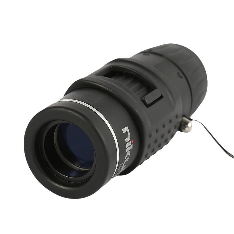 

Nikula 7x18 Портативний монокулярний телескоп з нічним баченням при слабкому освітленні Silver Center 10X22 (NIKULA Brand)