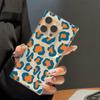 Clear Square Back Tube Case Protection For iPhone 16 ProMax 11 14 Pro Max 13 12 15 Plus Anti-Oxygen,Leopard Pattern Casing
