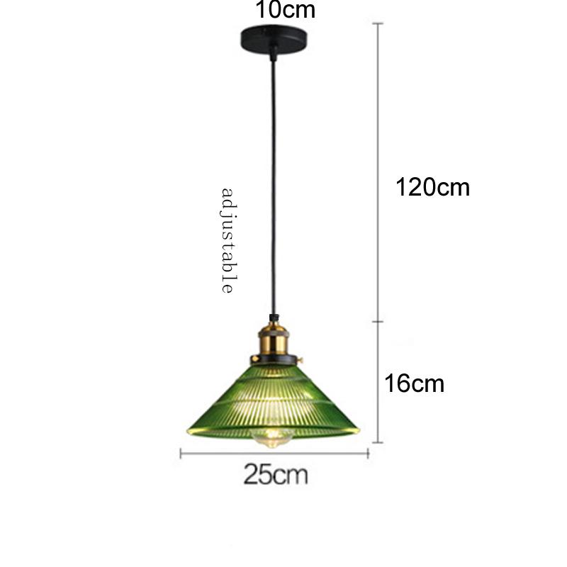 Home Decor Vintage Glass Pendant Lights For Kitchen Island Interior Antique Hanging Ceiling Lamps Nordic Suspensions Luminaire