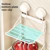 New Kitchen Suction Cup Preparation Rack Household Multi-layer Non-punching Side Dish Artifact Wall Hanging Storage Rack Wholesale