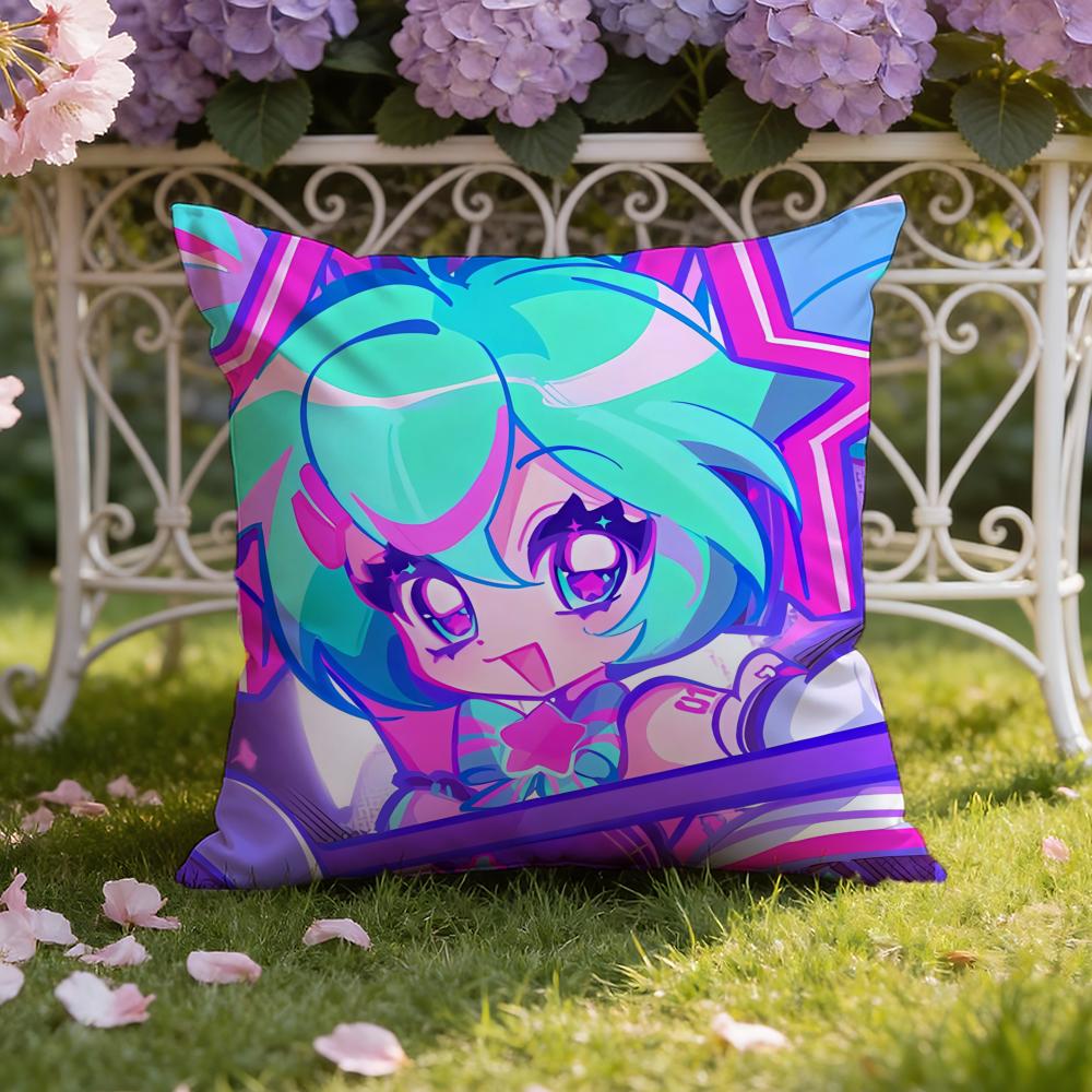 Spiel M-Muse D-Dash Kissenbezug für Zuhause & Auto, Doppelszenen-Kissenbezug: Wendbar für höchsten Tragekomfort