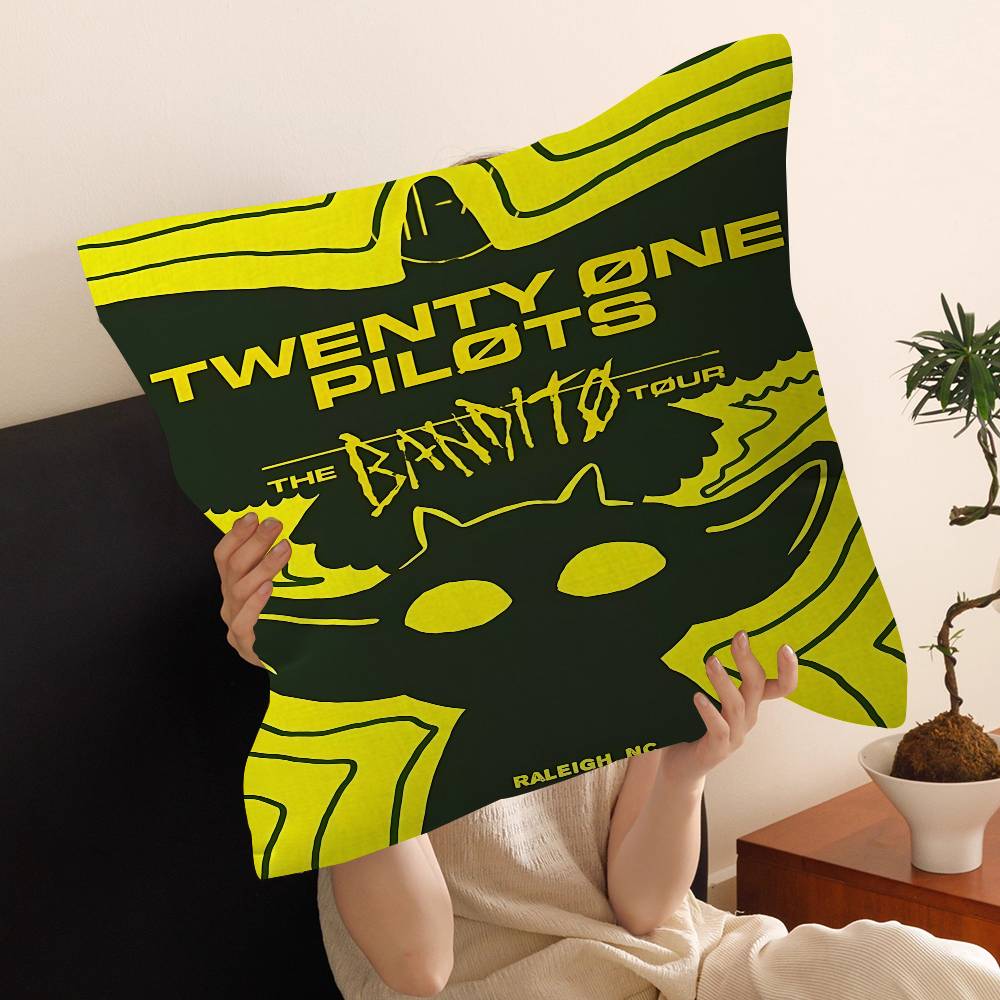 T-Twenty One Pilots Pillow Cover Design Cushion Cover Decor Holiday Decorati