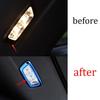 For Mercedes-Benz GLC 2016- Steel Blue Rear Reading Light Lamp Frame Trim