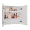 Pola Bathroom Cabinet 2 Doors Mirror White