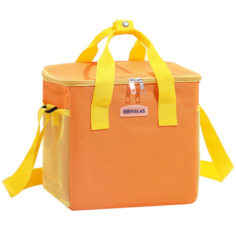 Portable Insulated Oxford Cloth Lunch Bag - Handheld & Shoulder Carry, Ideal for Picnics & Outdoor Use