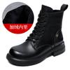 Women's Boots New Autumn and Winter Leather Martin Boots British Retro Short Boots