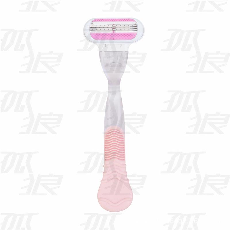 Women's 5-Blade Pink & Blue Razor for Hair Removal - Underarm & Private Areas