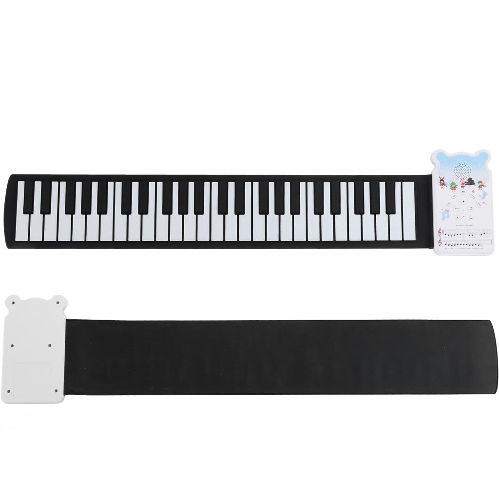 HandRolled Piano Flexible Portable 49 Key Rechargeable BuiltIn Speaker Keyboard Instrument K5