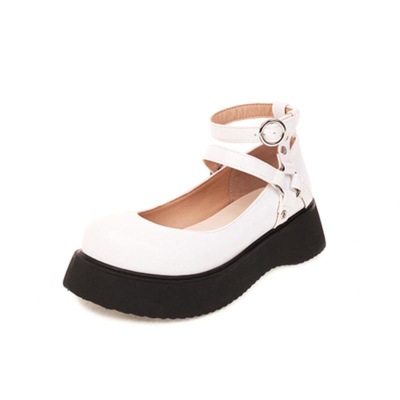 Newest Girls Leather Shoes Children Soft Bottom British Style Princess Dress Performance Student Baby Toddler Flats Kids C 37
