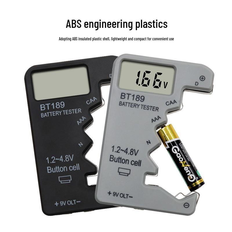Portable Digital LCD Battery Voltage Tester
