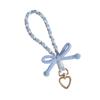Handmade Bowknot Phone Lanyard Anti-lost Weaving Phone Wrist Strap  Phone Accessories