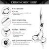 6-inch Napson Black Gem Double-Sided Sword Hairdressing Shears