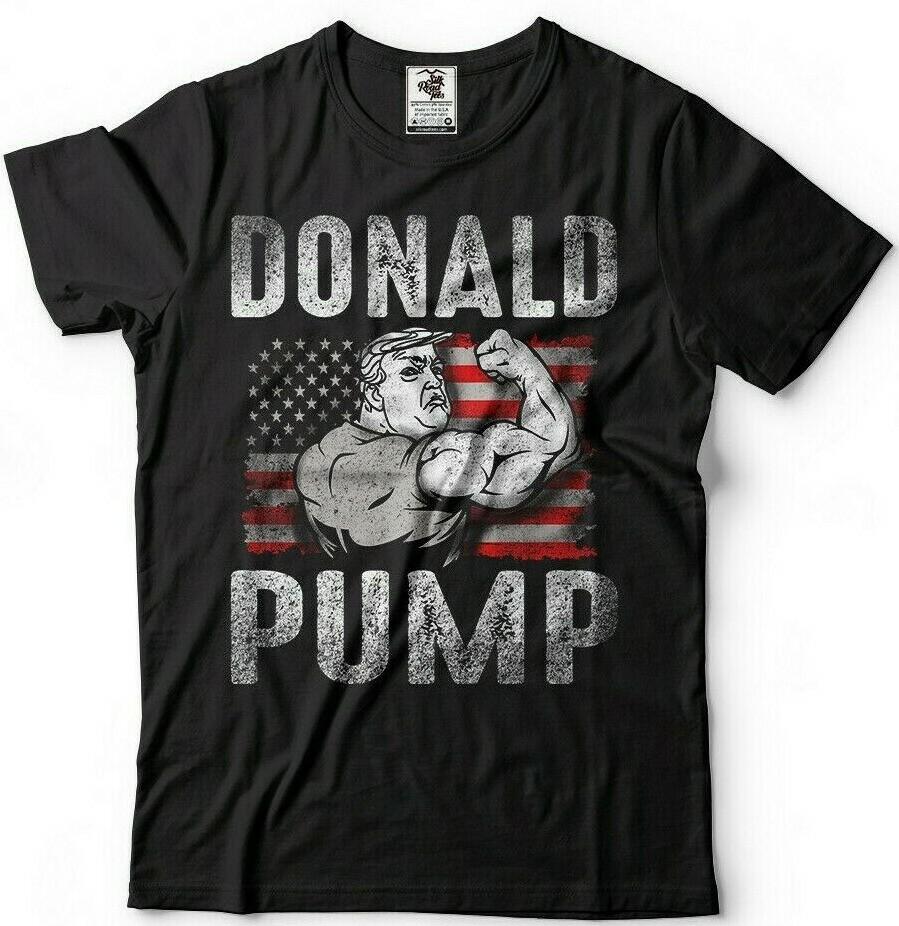 Donald Trump Tshirt Donald Pump 2024 MAGA Bodybuilding Funny Sports Gym T shirt