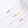 Adjustable Gold Stainless Steel Clavicle Necklace - Versatile European & American Style for Women