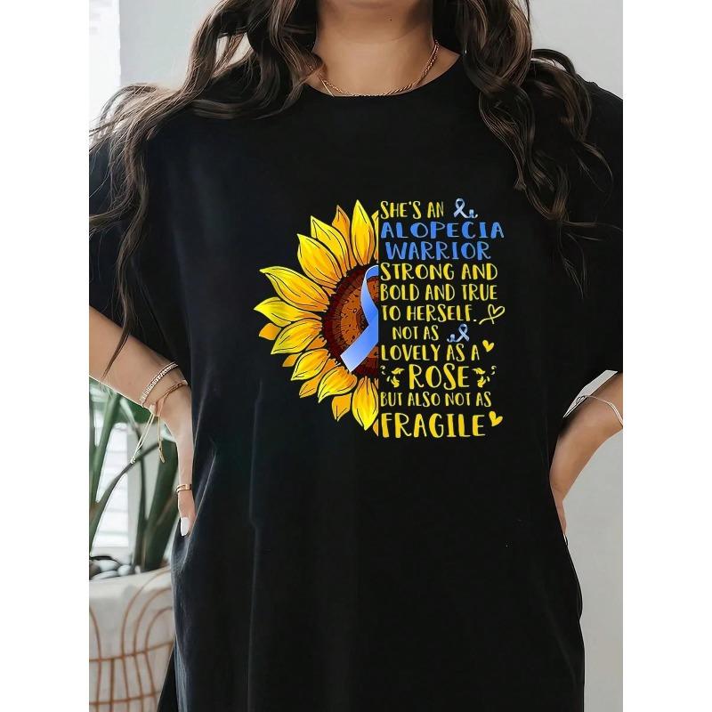 

Women S Sunflower Affirmation T-Shirt Short Sleeve Black,Shirts For Women, Womens T-Shirts, Womans Tshirts, Streetwear Women S чёрный