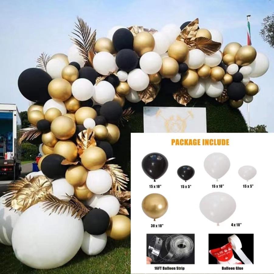 Vintage Balloon Chain Birthday Party Balloon Package Wedding Wedding Arrangement Latex Balloon Chain Set
