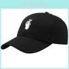Ulzzang Summer Cotton Baseball Cap With Heart Hand Gesture And Short Brim For Adults
