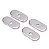 4 Sets Kayak Rail Screw Stainless Steel M5 Thread Rust Proof Boat Track Nuts for Canoes