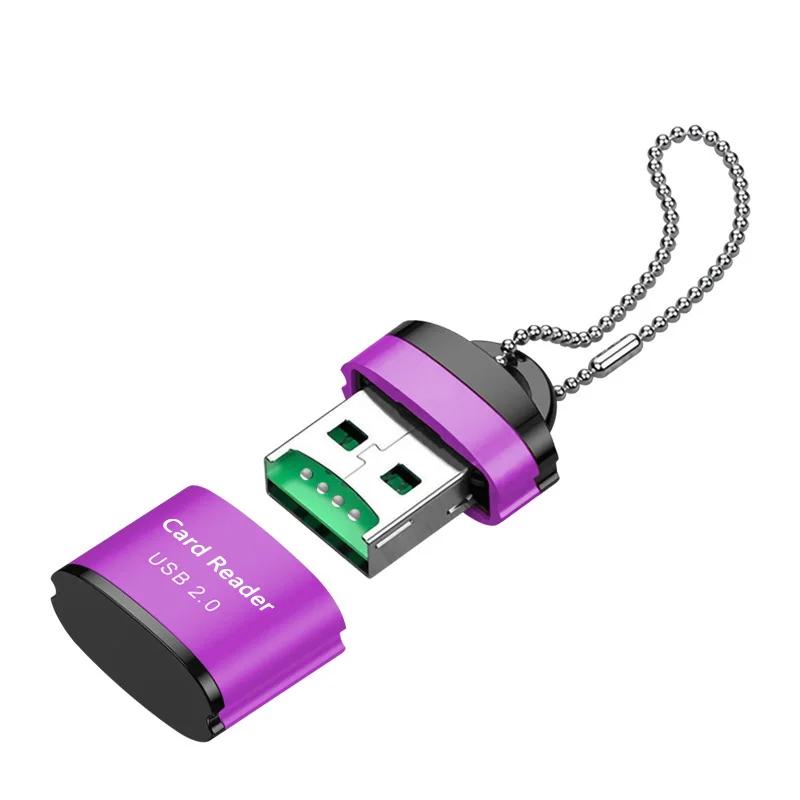 For USB Card Reader USB 2.0 Mini Mobile Phone Memory Card Reader High Speed USB Adapter For Laptop Accessories