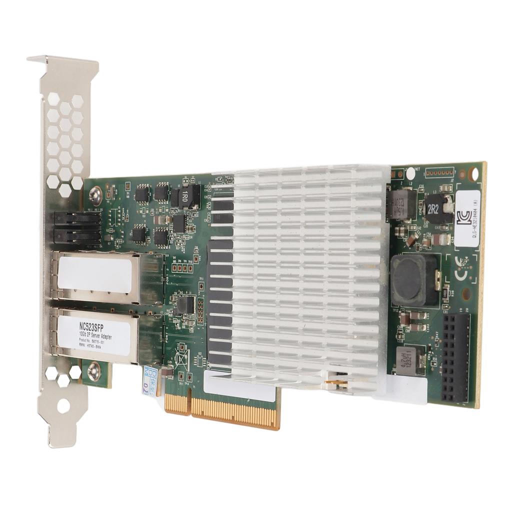 Server Adapter 10GB 2 SFP Ports PCI Express X8 Plug and Play LED Indicator PCIe Network Card for ProLiant DL360e DL360p