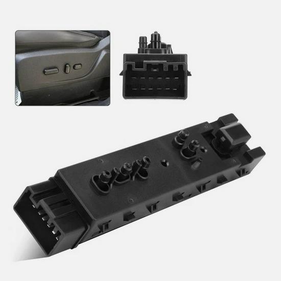 Left Side Seat Adjustment Switch for Ford Lincoln, 9L3T-14B709-FA For Ford