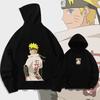 Naruto Hooded Sweater Male and Female Youth Trendy Brand Japanese Animation Naruto Fourth Generation and Seventh Generation Cartoon Loose Coat