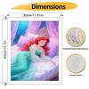 Disney Little Mermaid Ariel Oil Painting Art Kit Handmade Painting Diy Home Decoration