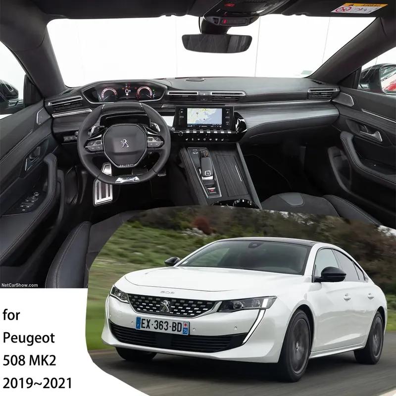 Car Dashboard Center Control Cover Mat  Sun Visor Parasol Pad Sunshield Cushion Dashmat Cape for Peugeot 508 MK2