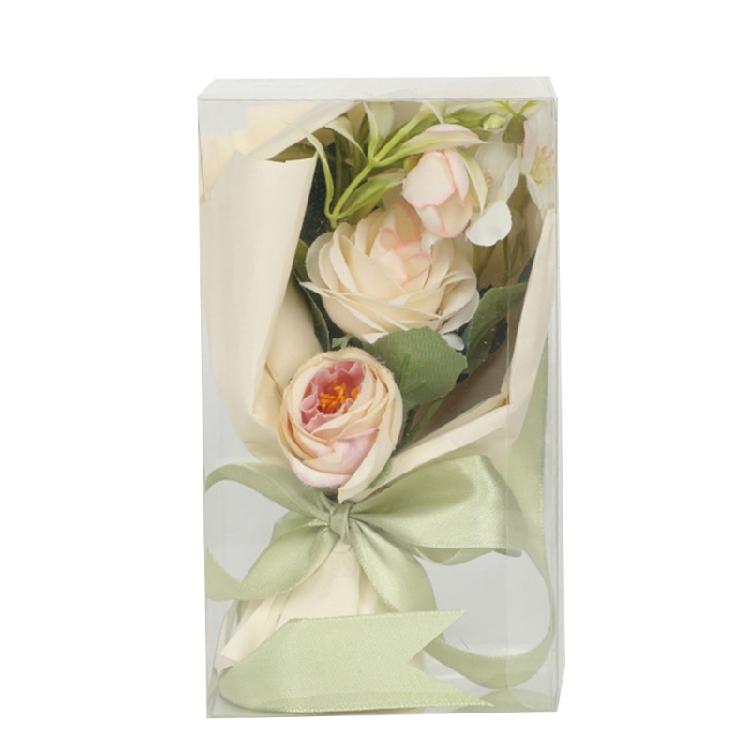 Handheld Silk Roses Artificial Bridal Bouquet for Wedding Ceremony Anniversary