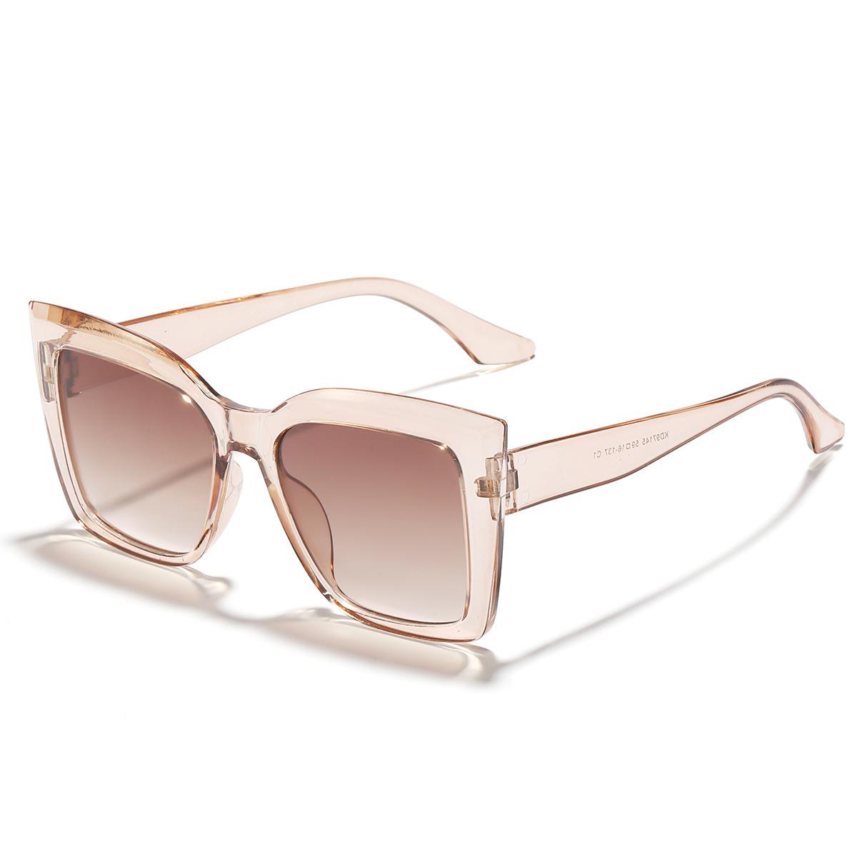 

Latest Large Spectacle Frame Frame Rectangular Sun Glasses Glasses Womens Designer Style Style Trendy Sun Eyeglasses Ladies Outdoor Travel Eyewear As shown in the figu