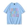 Girls Harajuku Y2k Tops Kindness Over Coolness Rainbow Print Unisexs Tshirt Positive Quote Casual Tee Cotton Top Streetwear