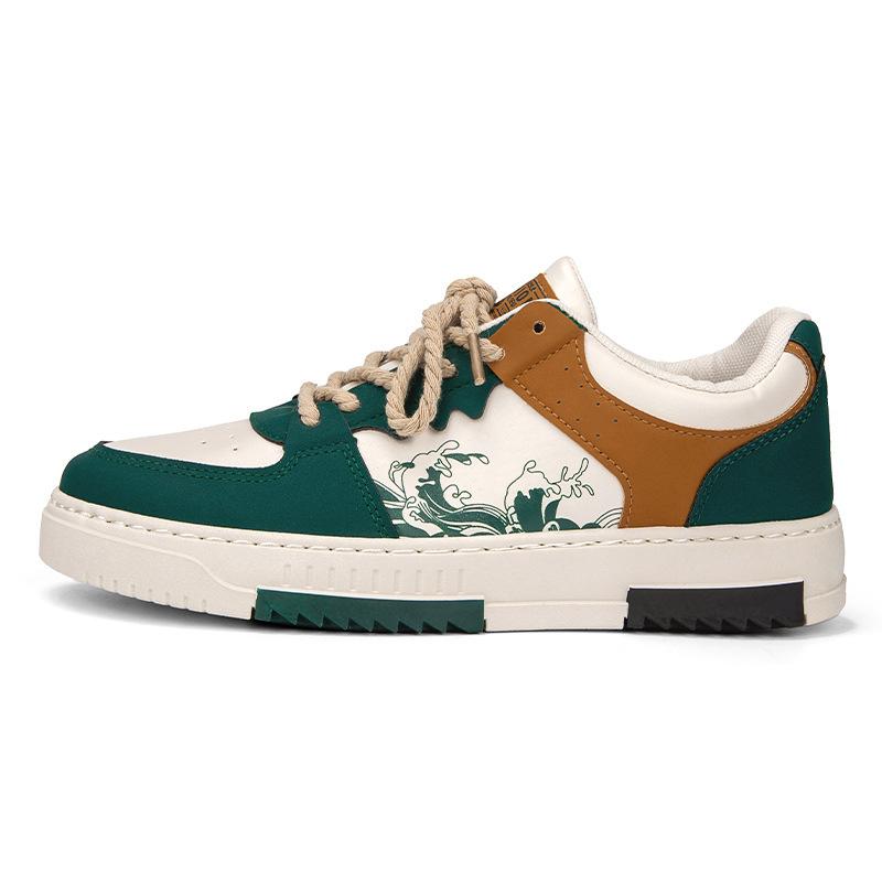 Neu bei den Herren-Freizeit-Sneakers Frühlingsschuhe für Herren Bequeme Freizeitschuhe aus Leder Allgleiches Wasserdichter Rutschfester Lauf-Sneaker für Herren