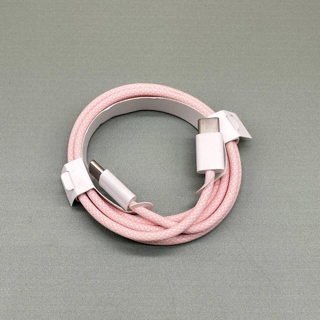 Knitted Macaron PD20W Double C Cable for Apple 16/15/14/13 Devices