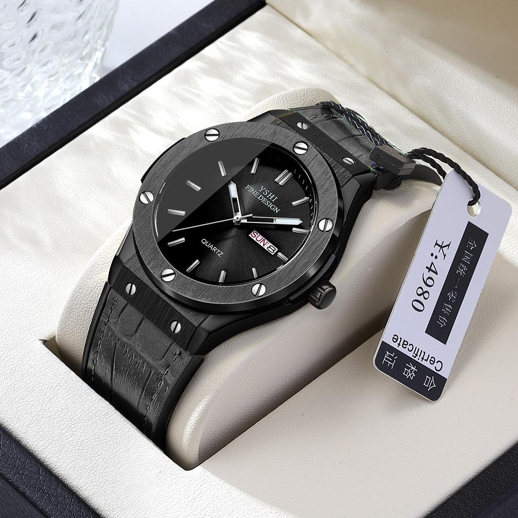 Yshi Men'S Watch Waterproof Luminous Luxury Quartz Watch