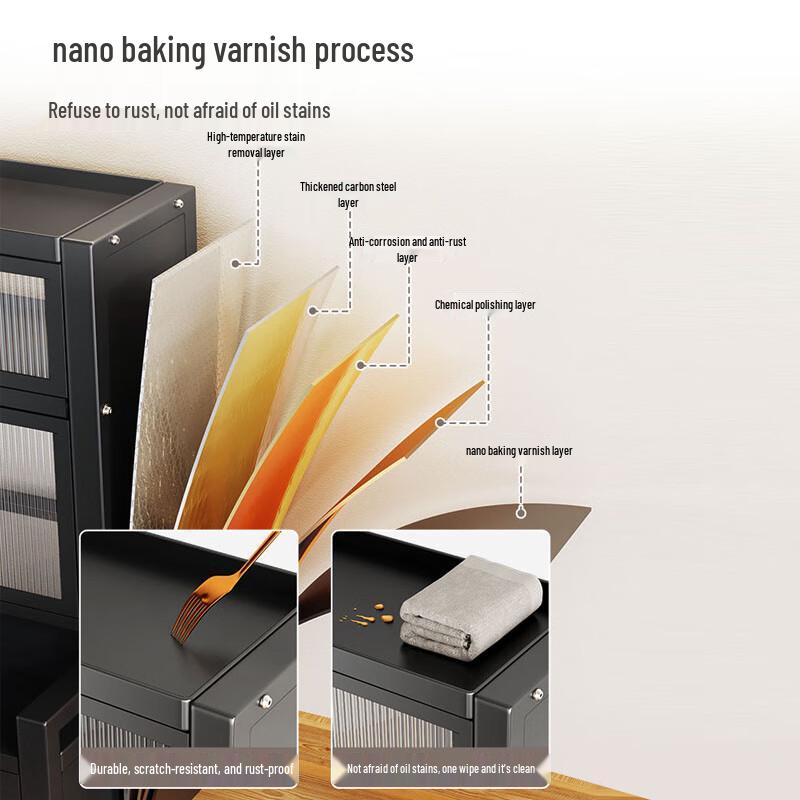 3-Tier Countertop Kitchen Spice Rack Organizer