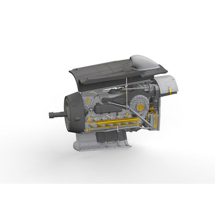 Kit de modélisme - EDUARD - BF 109G-10 - 1:48 - Moteur - Plastique