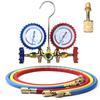 Refrigerant Air Conditioning Tools AC Diagnostic Manifold Gauge Set Hose Hook Kit For Refrigerant Testing R22 R134A R404A