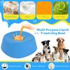 Dog Liquid Lick Bowl With Slow Feeder Design With Silicone Anti Slip Bowl Detachable Easy Cleaning For Wet Food And Bone Broth
