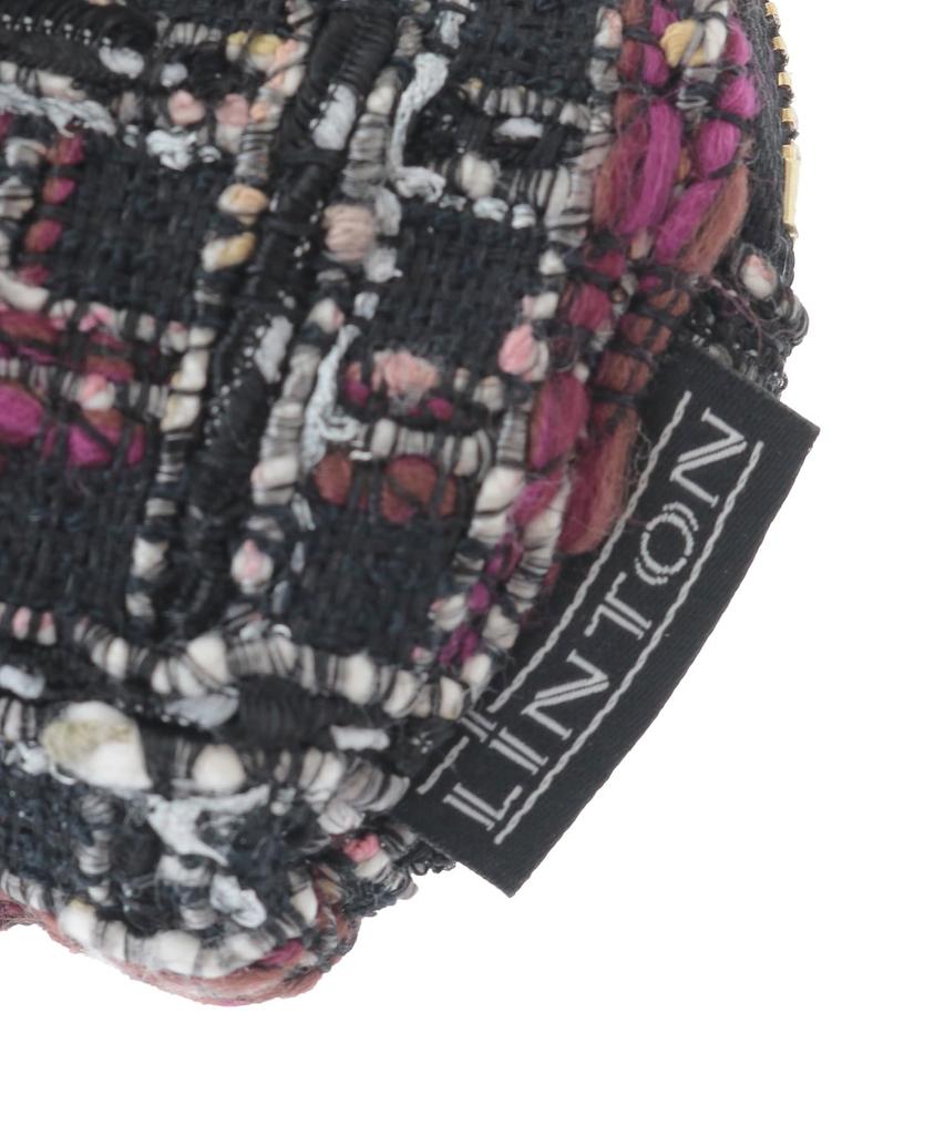 Maison de Fleur Linton Tweed Portemonneetje voor Dames, Off-White