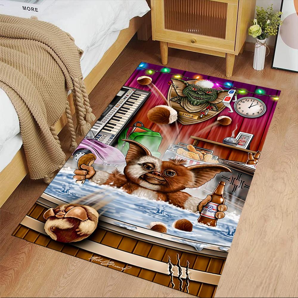 Gremlins Floor Rug Office Rug Design for Dormitory Living Rooms Dining Room Study room Anti-slip Rug Office home decor