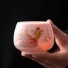 Original Pink Clay Ceramic Tea Cup Personal Master Gongfu Tea Ware Single Bowl for Home Use Handmade Chinese Gift