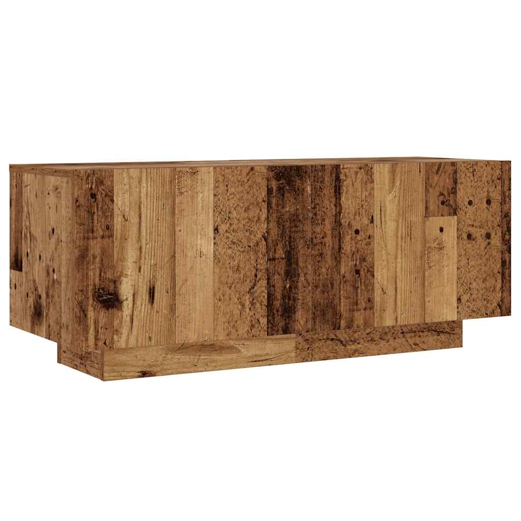 TV Cabinet with Rustic Wood Look 100 x 35 x 40 cm Engineered Wood