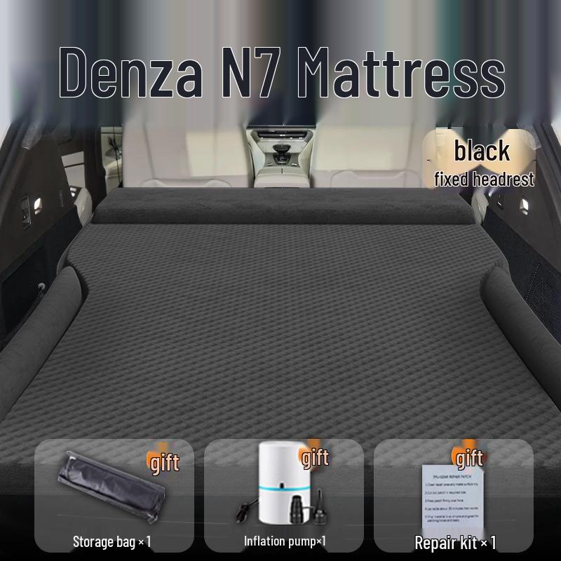 BYD DENZA N7 Car Mattress: Automatic Inflatable Bed for Rear Seat Sleeping.