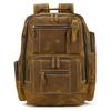 Vintage Men's Backpack Crazy Horse Leather Backpack